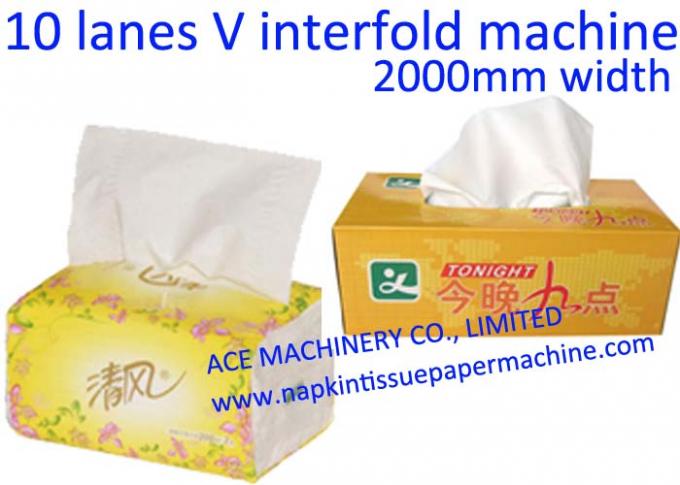 máquina de papel seda facial