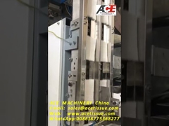 Cadena de producción del tejido de la cartera del PLC HMI 100 bolsos completamente automáticos/minuto