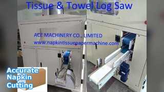 Cortadora rápida de sierra para troncos de servilletas