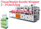 Paper Napkin Facial Tissue Packing Machine 3 - 48 Bag/Bundle Full Automatic