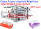 Interfolded Treated Oven Paper Interfolder Machine For Greaseproof Oven Baking Paper