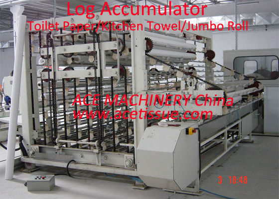 Acumulador completamente automático del registro para Maxi Roll Tissue Diameter 250m m
