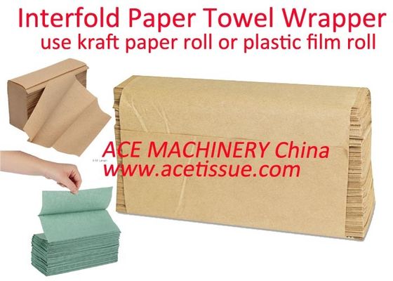 Transferencia automática del auto de la máquina de embalaje de papel para la toalla de mano