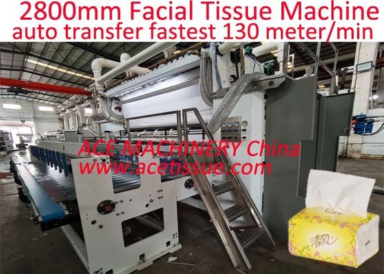 Máquina de tejido facial totalmente automática con sistema de grabado de transferencia automática interplegada en V