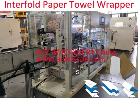 Máquina de embalaje de papel de tejido para toallas de mano plegadas Z