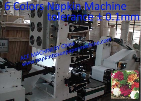 Impresora automática del papel seda con 2 impresión en color y grabación en relieve