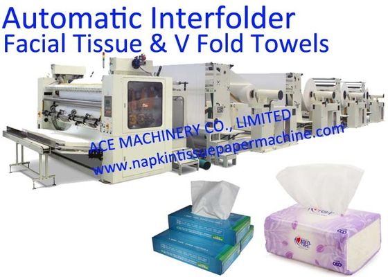 Máquina automática llena del tejido facial de Interfolder con la última tecnología