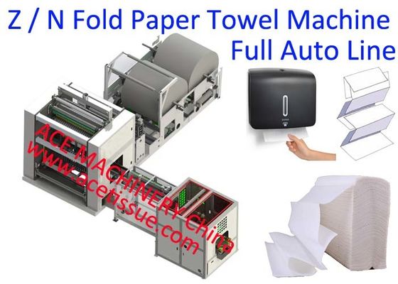 Transferencia completamente auto de papel de la máquina de la toalla a la empaquetadora de la toalla de mano
